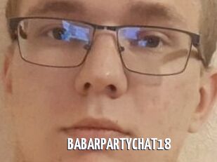 BABARPARTYCHAT18
